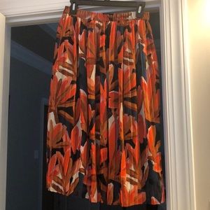 Who What Wear Pleated Midi Skirt